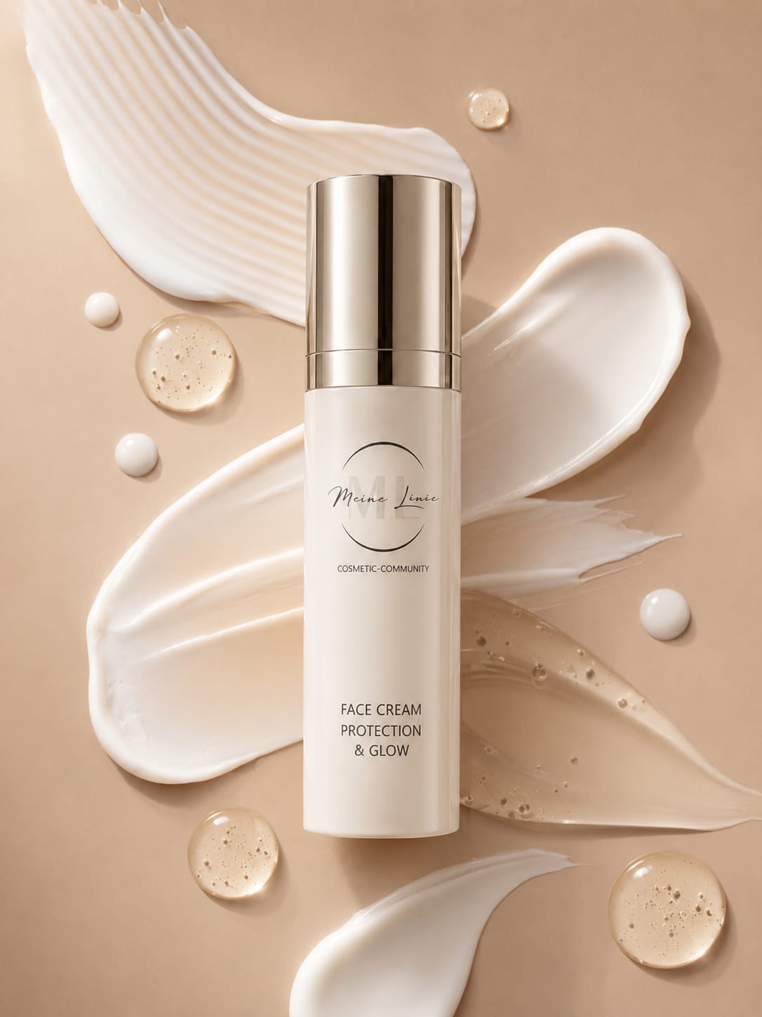 Face Cream Protection & Glow von Meine Linie – Gesichtscreme zur Stärkung der Hautbarriere und für langanhaltende Feuchtigkeit
